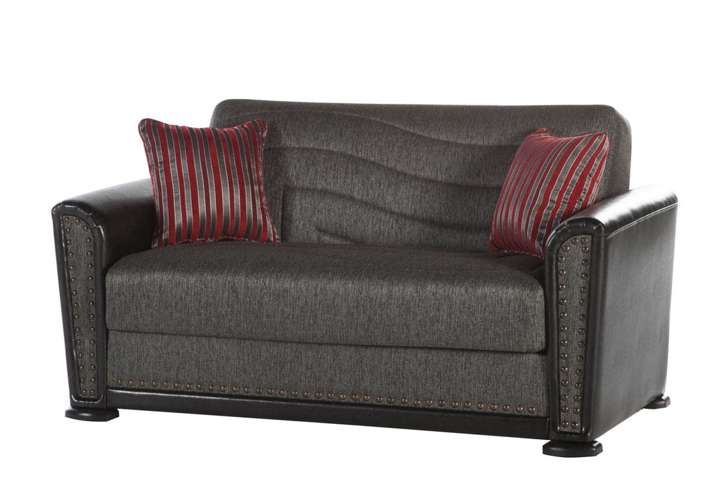 The Alfa Loveseat's timeless charm complements various interior styles effortlessly, blending luxury with functionality.