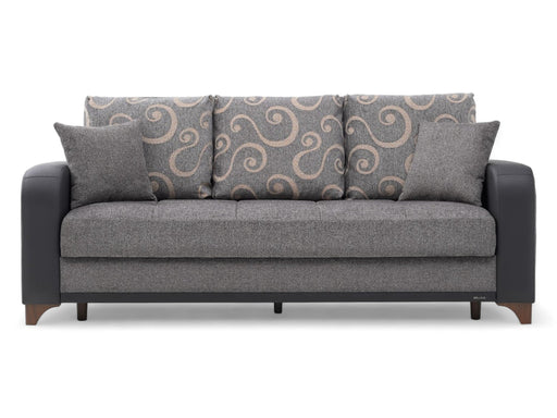 The Austin Living Room Set features a sleek, modern design that enhances any contemporary living space.