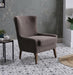 The Canyon Accent Chair's stain-resistant performance upholstery ensures durability and chic style.