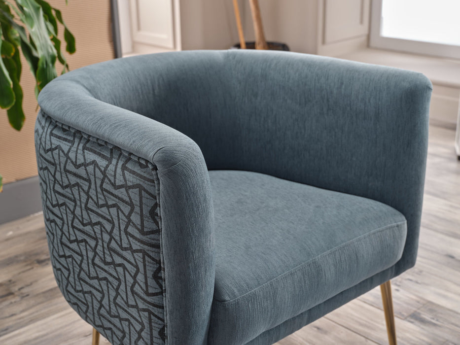 High-quality craftsmanship and materials define the Cloak Accent Armchairâ€™s premium appeal.