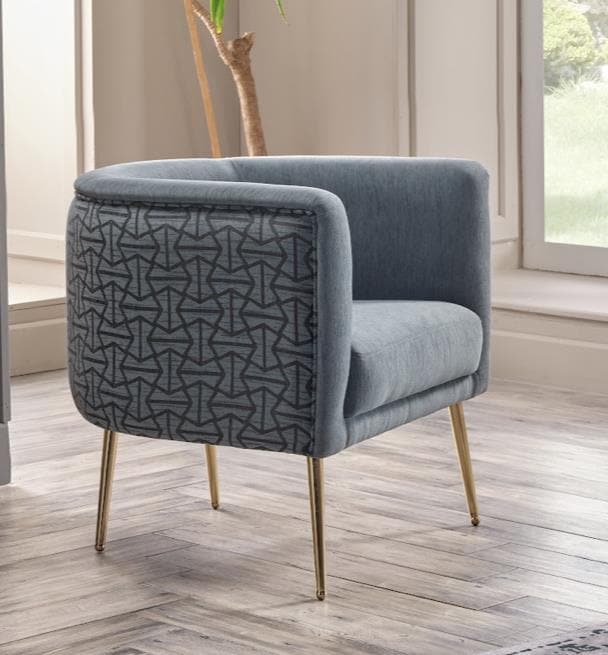 The Cloak Accent Armchairâ€™s versatile style blends seamlessly with modern and traditional interiors.