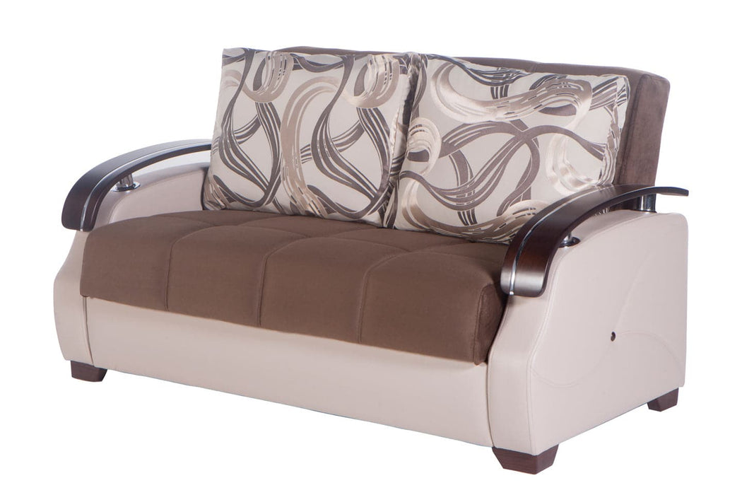 The Costa Collection's performance fabric interior ensures durability and easy maintenance.