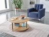 Stylish twin-tiered Elton Coffee Table offering double the surface area for dÃ©cor.