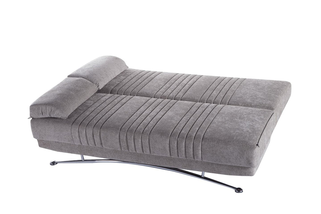 Fantasy Sleeper Sofa with built-in storage and a fold-out sleeper bed for ultimate convenience.
