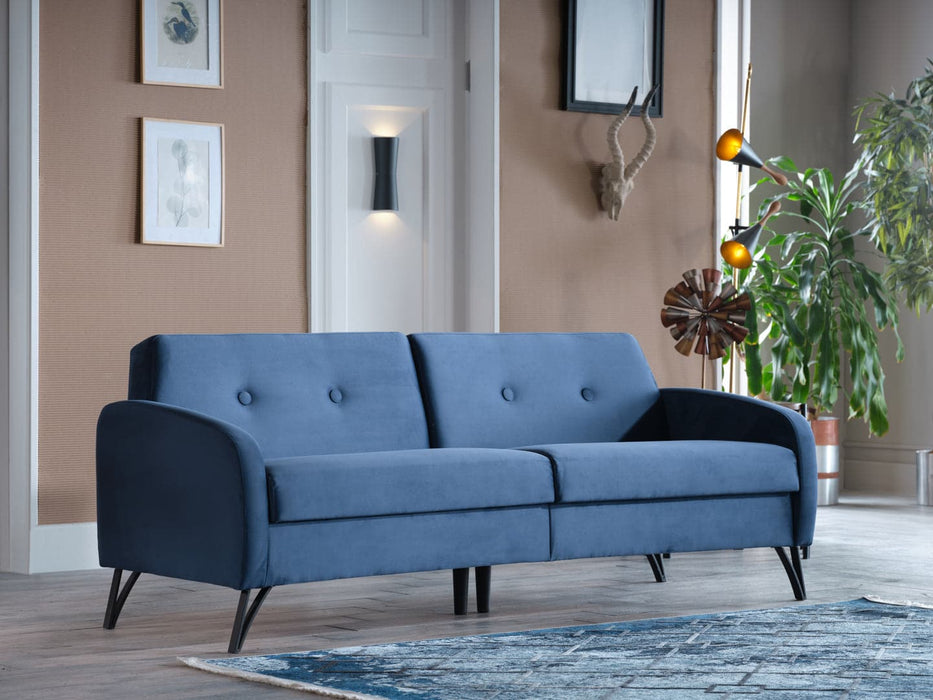 Environment-friendly Juniper Sofa with solid wood frame and eco-friendly plastic feet.