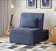 Mellow Chair with Reclining Back and Sleeper Function, offering a twin-size pull-out bed and modern design.