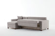 Modern Mocca Sectional offering a chic look and a queen-sized bed feature, combining style with everyday practicality.