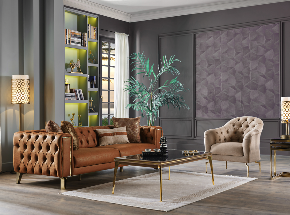 The Montego Sofa features a sleeper function, perfect for guests and relaxation. Its modern design, rich materials, and solid wood frame add luxury and functionality to your home.